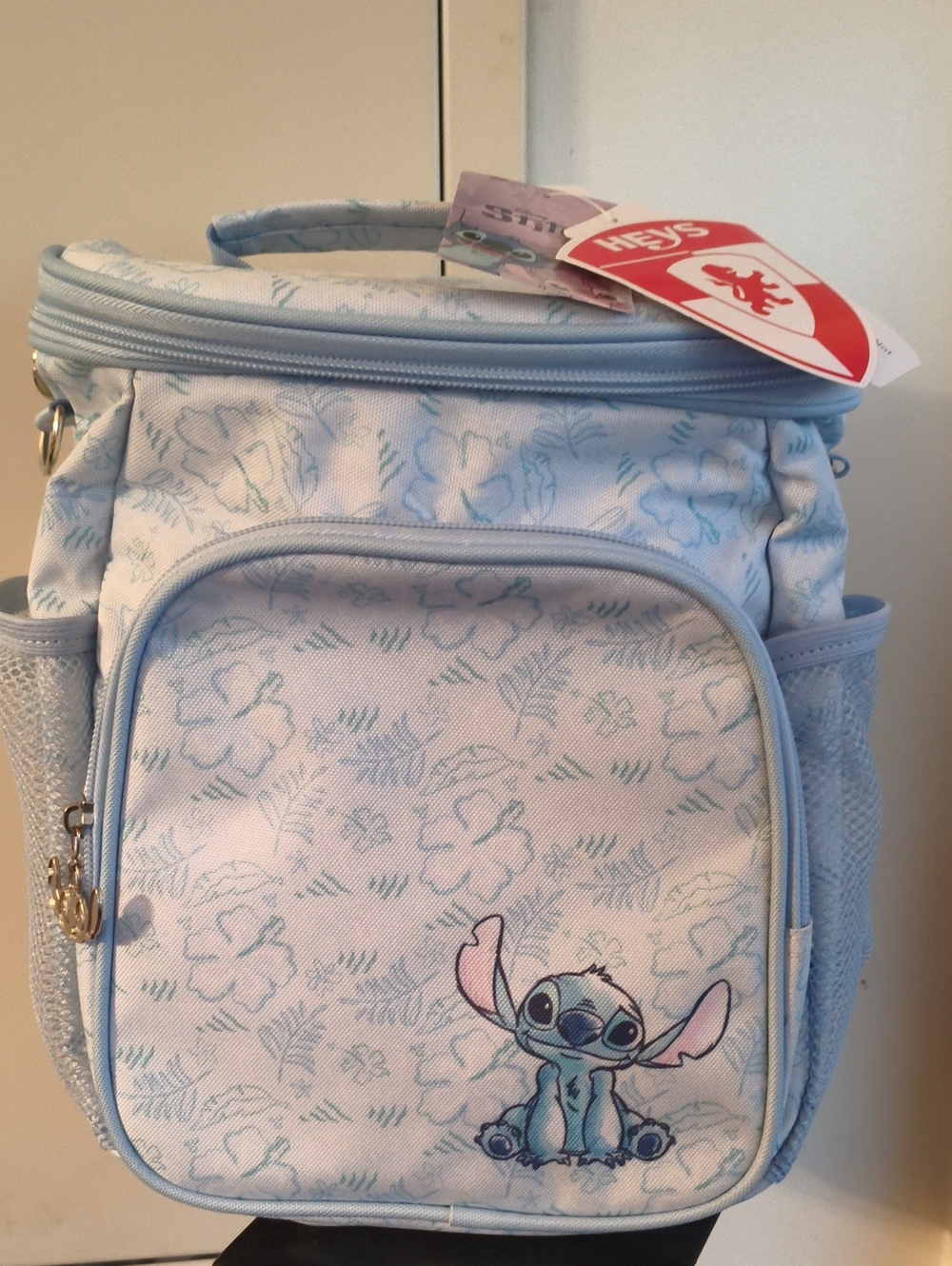 BNWT 💙🌺 Disney's Stitch Light Blue Floral 11L Insulated Lunch
